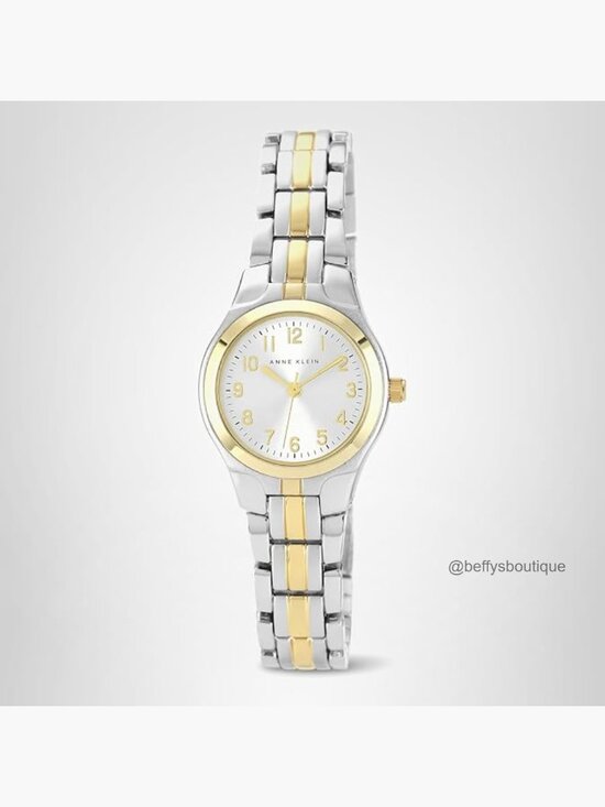 Two-Tone Bracelet Watch with Diamond Accents, Japanese Quartz main image 4